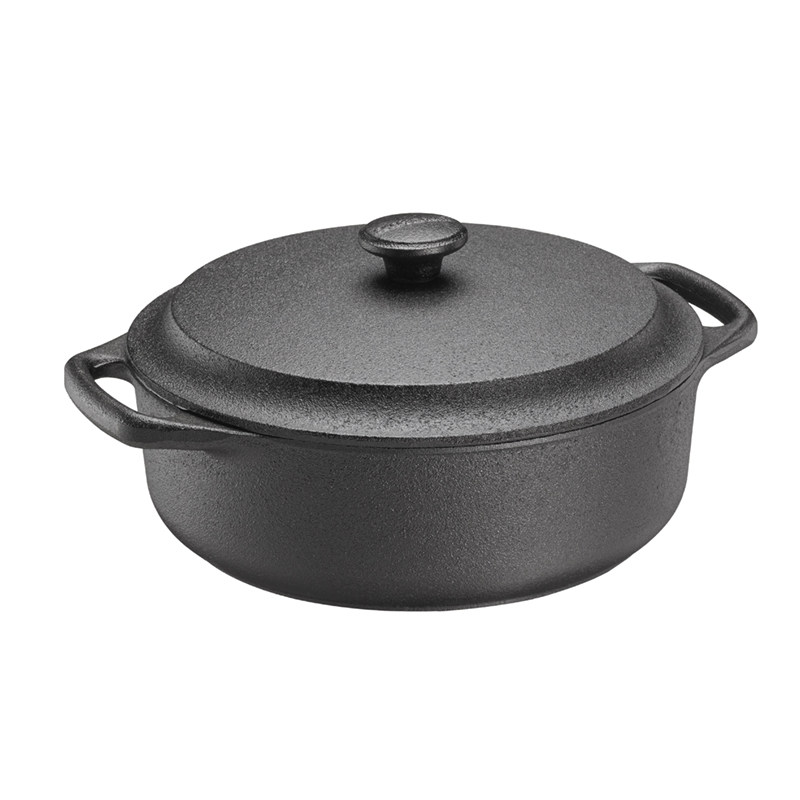 新品 Skeppshult 斯肯特 户外3L升铸铁圆形炖锅 炖盅 0300瑞典