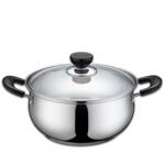 苏泊尔蒸锅家用304不锈钢汤锅加厚蒸笼小型24cm电磁炉家用煤气灶