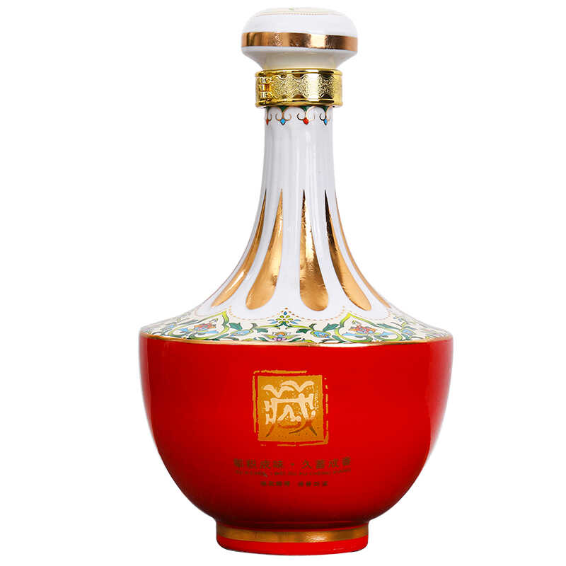 景德镇田园密封性好酒罐中国红