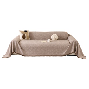 2025新款四季通用一整张全盖棉麻沙发盖布夏凉防滑防猫抓沙发巾毯