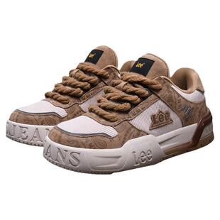 Lee官方男鞋2026新款复古增高休闲板鞋男春季新年潮鞋男士鞋子女