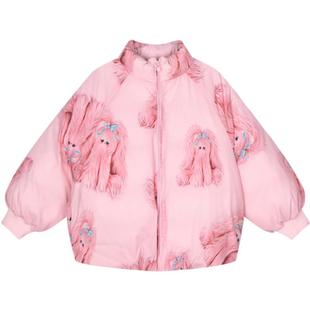 woobaby儿童800蓬95绒羽绒服男童女童冬季保暖上衣外套