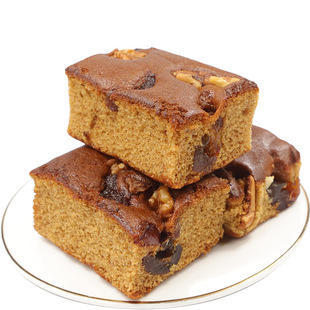 糖醇糕点核桃枣糕腰果枣糕发糕点米糕枣泥蛋糕面包老年人代餐零食