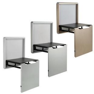 折叠换鞋凳壁挂式家用门口隐形玄关椅鞋柜穿鞋凳浴室凳入户折叠椅