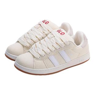 GLO BULL板鞋女鞋2025新款秋季轻便运动休闲百搭厚底情侣款面包鞋