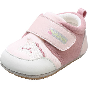 牧童婴儿步前鞋子春秋原创独角兽柔抱鞋软底小宝宝不掉鞋男女童鞋