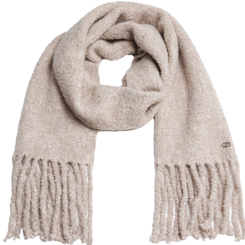 ONLY柔软亲肤圈绒灵动流苏围巾