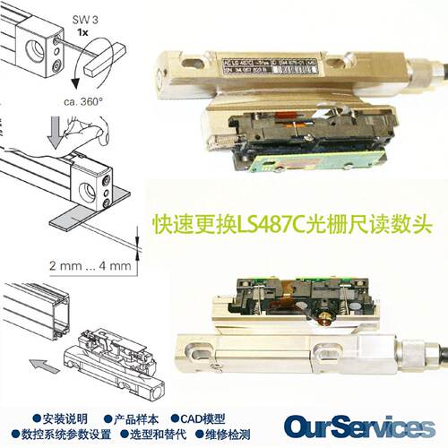 议价海德汉光栅尺读数头AE LS487C ID594875-01 HEIDENHAIN现货包