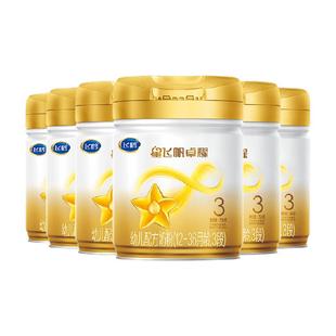 【A2奶源】飞鹤星飞帆卓耀婴幼儿配方奶粉3段12-36月龄750g*6罐
