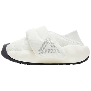 匹克态极云面包鞋男秋冬一脚蹬拖鞋女厚底增高休闲运动鞋懒人鞋子