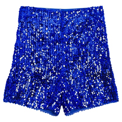 爵士舞亮片演出服高腰短裤