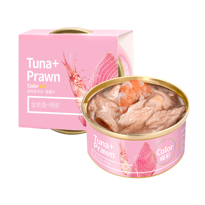 喵彩金枪鱼7种口味猫罐头