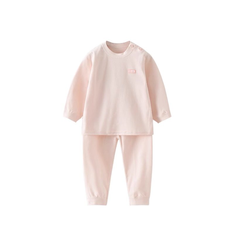 童泰新款5月-2岁婴幼儿男女宝宝四季纯棉内衣套装上衣裤子两件套
