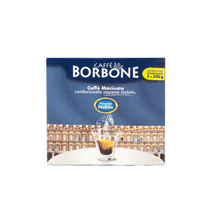 保博尼Borbone意大利进口醇香深度烘焙中度烘焙咖啡粉250g*2袋