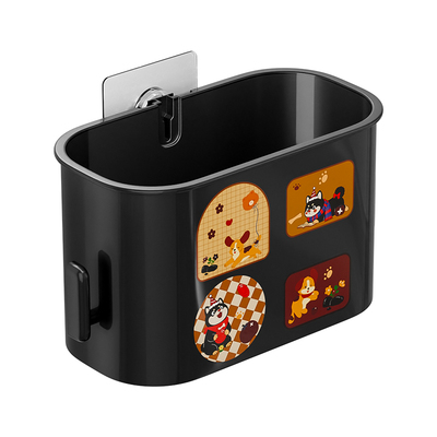 不伤墙！厨房壁挂葱姜大蒜收纳盒