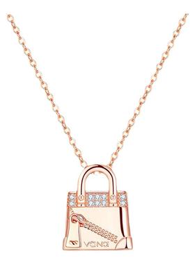 小方包银项链vana女款