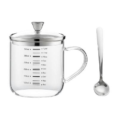 onlycook带盖高硼硅材质玻璃杯