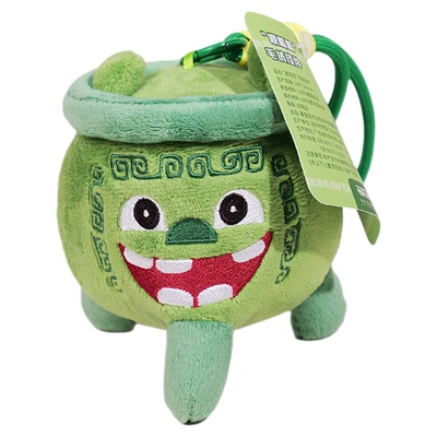 秦皇岛博物馆特产文创产品 鼎呱呱毛绒挂件玩偶