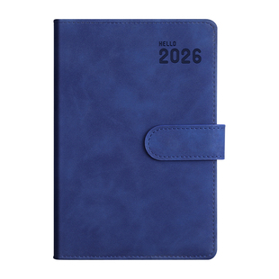 2026年日程本日历记事本笔记本本子a5工作记录日志本b5计划本时间管理效率手册a4本子商务会议定制logo
