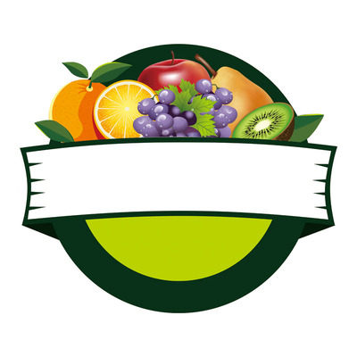 水果贴纸外卖不干胶定制