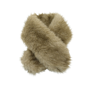 原版蘑糯糯同款高级感毛毛围巾女款冬季毛绒绒加厚毛领围脖千金风