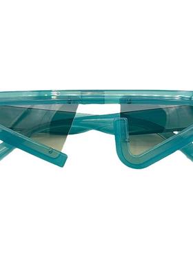 【限时清仓】Nomina未来感三角形绿色赛博朋克眼镜造型千禧风墨镜