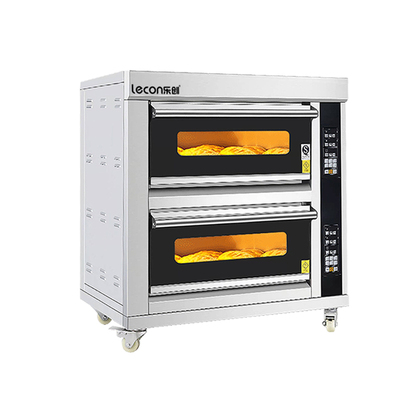 乐创电烤箱商用三层三盘六盘烤炉