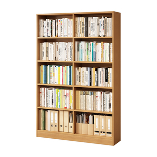 满墙书柜一体到顶客厅展示柜靠墙多功能书房收纳轻奢ENF级家用柜