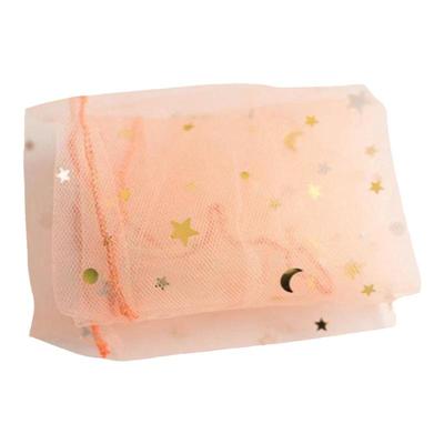 夏季薄款甜美透明网纱月亮星星袜