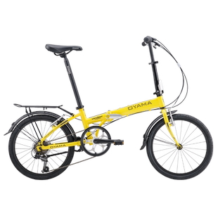 OYAMA/欧亚马ELITE天际M300带货架20寸6变速铝合金折叠自行车