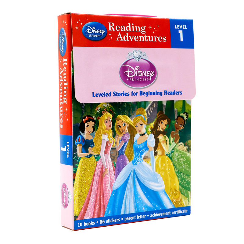 迪士尼公主分级阅读 英文原版绘本 Reading Adventures Disney Princess Level1 10册礼盒装 幼儿英语启蒙早教入门分级读物