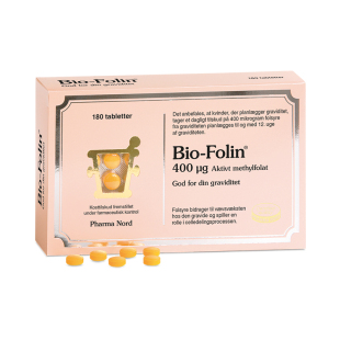 PharmaNord法尔诺德活性叶酸片孕妇早期前期备孕甲基四氢180片