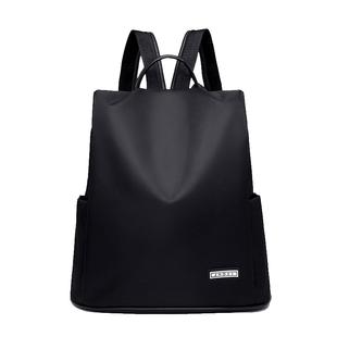 牛津布双肩包女2024新款潮韩版时尚百搭书包旅行帆布小背包女包包