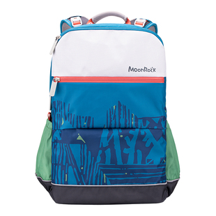 MoonRock梦乐儿童书包男女5-9年级中小学生减负护脊轻便双肩背包