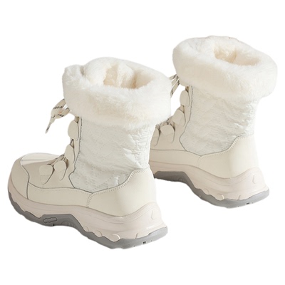 达芙妮保暖短靴女雪地