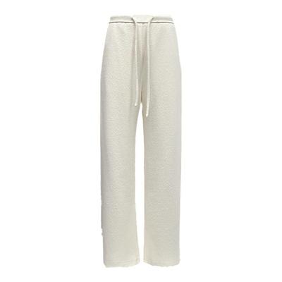 肌理感垂顺羊毛糯米裤