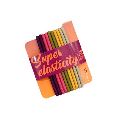 实用糖果色基础款皮筋马尾头绳
