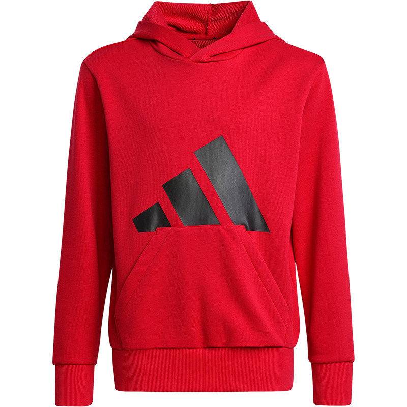 Adidas/阿迪达斯正品春秋大童宽松连帽条纹卫衣套头衫JE1389