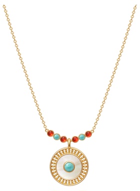 Oups!槟城旧梦天然石锁骨链