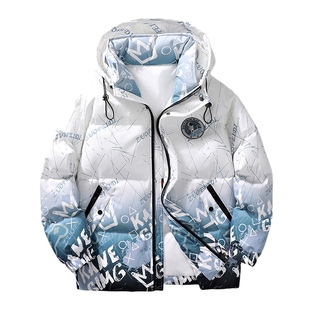 青少年15岁初中学生12羽绒棉衣16高中男孩冬装外套13棉袄14面包服