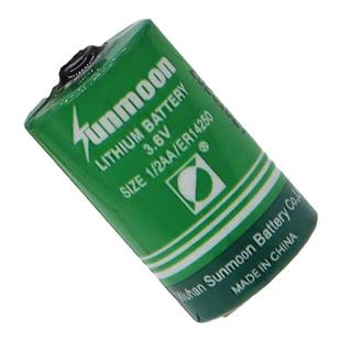 ETC太阳能专用日月ER14250锂亚3.6V电池1/2AA电子标签台达编程PLC