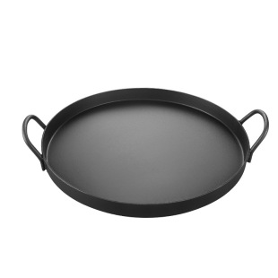 烧烤盘铁板烧盘家用烤肉铁板锅商用摆摊煎锅烤鱿鱼圆型不沾平底锅
