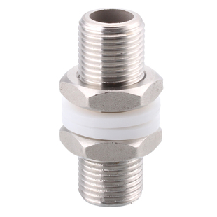 304不锈钢水箱穿板连接头通丝管水桶连接头锁头鱼缸水塔4分6分1寸