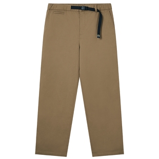 Hazzys哈吉斯秋季男士通勤休闲裤纯色简约商务裤子潮流直筒长裤