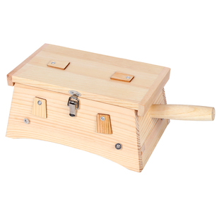 艾灸盒木制新型隔姜灸腹部腰部家用艾炙盒子全身中医实木仪器具罐