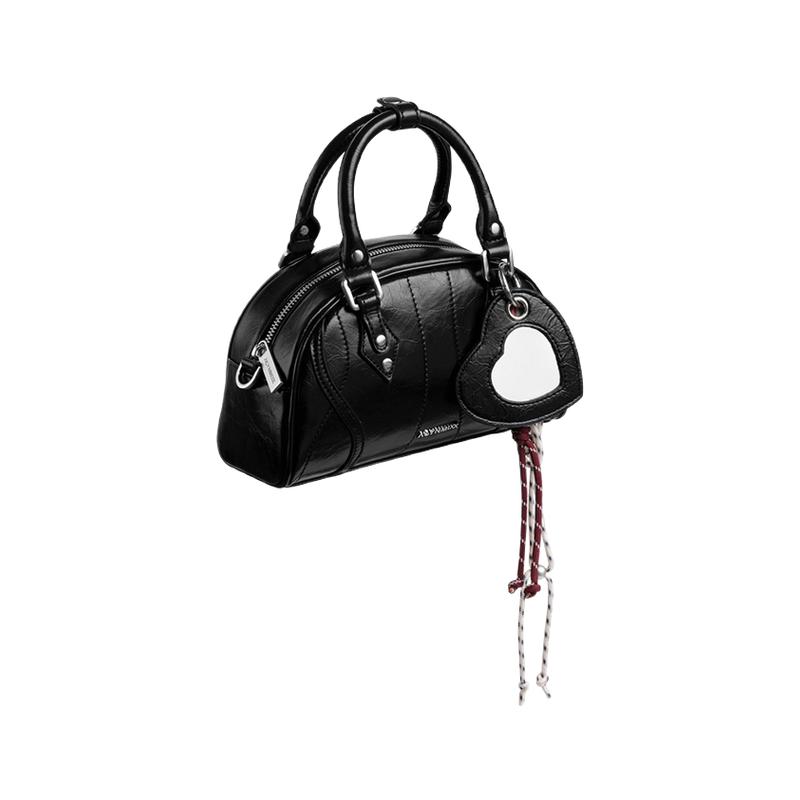 Acynmixx复古波士顿保龄球包包女2025新款单肩斜挎包手提包枕头包