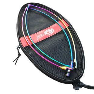 九伊瑞祥精品钛合金网框海钓矶钓大物钓折叠抄网头40 45 50 55 60