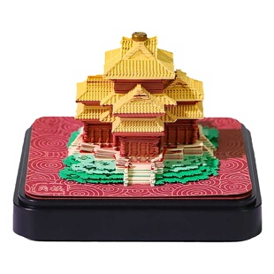 故宫角楼3D立体纸雕便签日历天坛祈年殿2026年创意台历摆件礼物