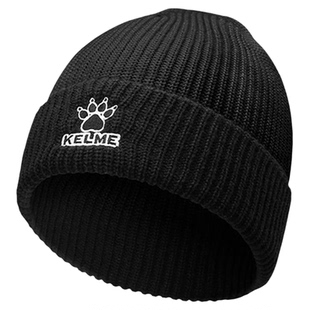 新款kelme卡尔美帽子男冬季保暖防风针织帽女户外运动骑行运动帽