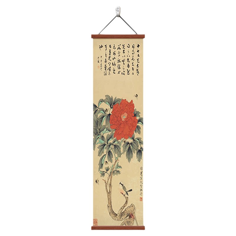 宋代美学禅意花卉装饰画茶室挂画